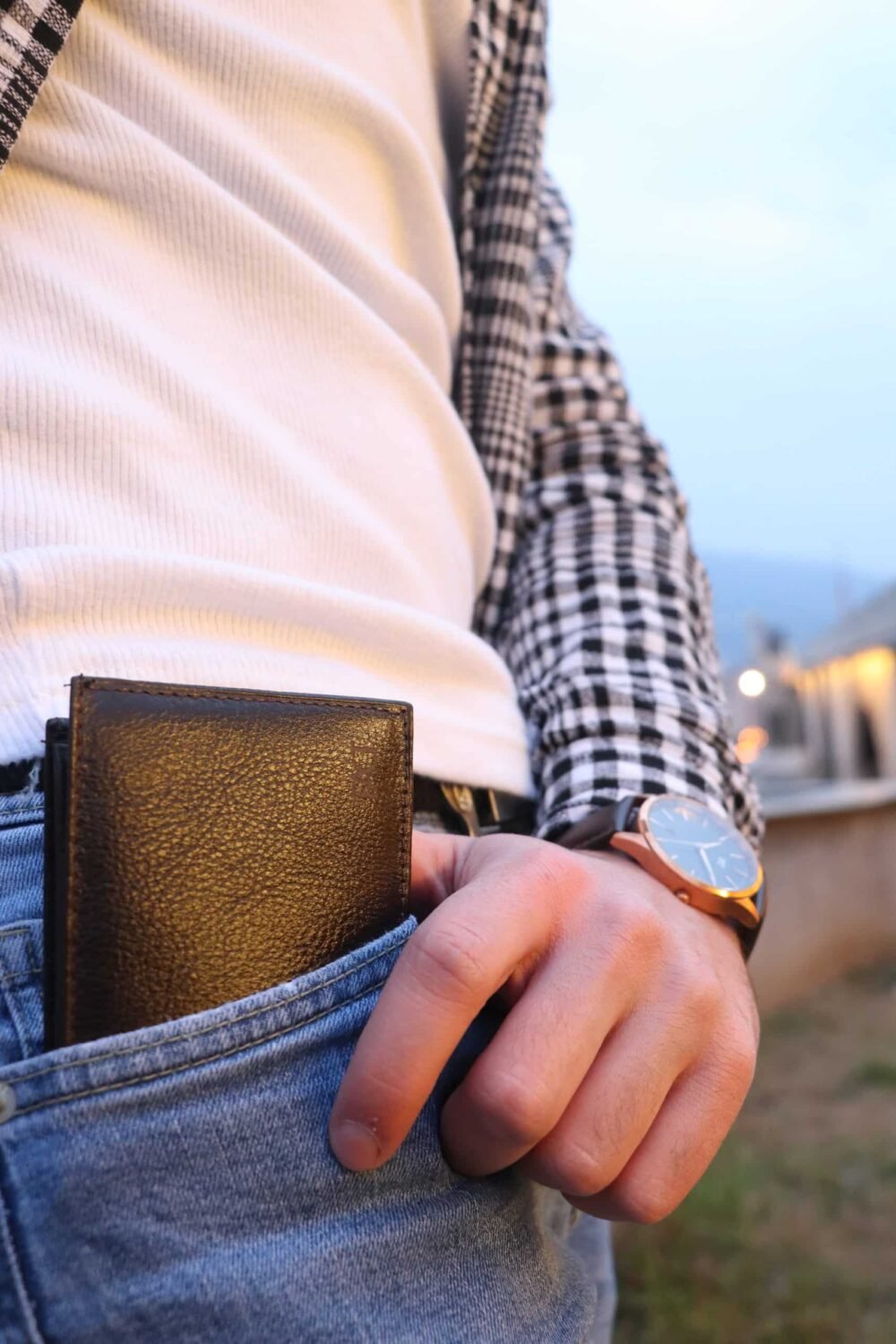 Кожен Паричник - Classy Dark Brown - Image 6