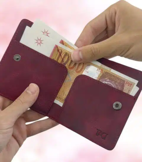 Кожен Паричник - Comfort 63 машки паричници Cofort Bordo 4