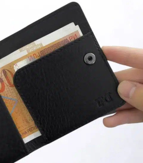 Кожен Паричник - Comfort 49 машки паричници Comfort Crn 1