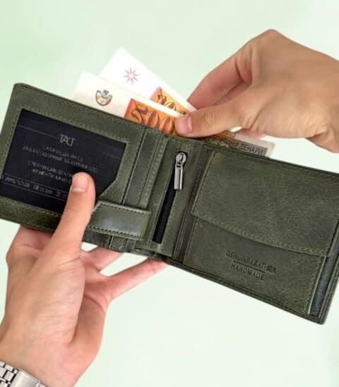 машки паричници Magnus zelen paricnik od TACT 4