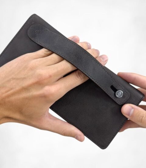 PORTAN - Кожен Паричник 30 PORTAN Kozen Paricnik Temno Siva Boja 1