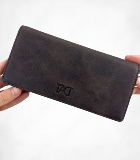 PORTAN - Кожен Паричник 26 PORTAN Kozen Paricnik Temno Siva Boja 3