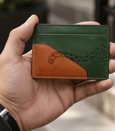 Limited Edition - TACT LEOPARD Кожен Паричник - Image 5
