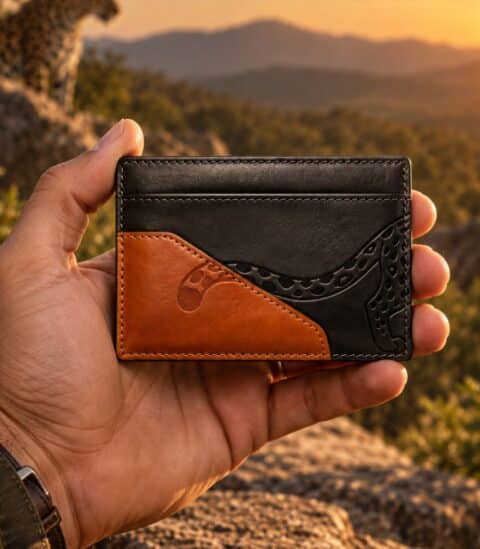 Limited Edition - TACT LEOPARD Кожен Паричник - Image 6